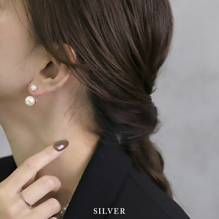2wayパールピアス