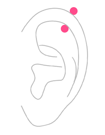 部位から探す：耳の軟骨ピアス・アンテナヘリックス